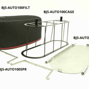 DT-1 AUTO / RALLYFILTER 100 SYSTEM SMALL :  2 x  TRIPLE AIRFILTER + GROUNDPLATE + CAGE + SPRINGS (H=100)
