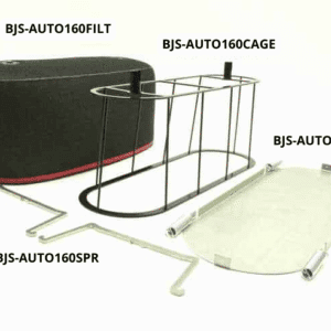 DT-1 AUTO / RALLYFILTER 160 SYSTEM SMALL:  2 x  TRIPLE AIRFILTER + GROUNDPLATE + CAGE + SPRINGS (H=160)